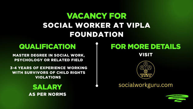 ocial Worker job at Vipla Foundation NGO, Nashik Maharashtra