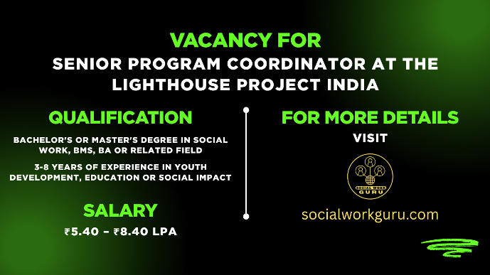 Senior Program Coordinator job at Lighthouse Project India in Mumbai